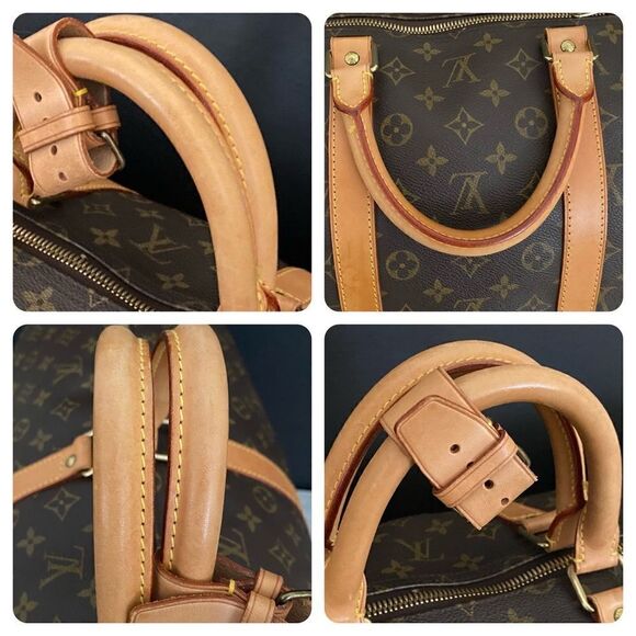 LOUIS VUITTON Monogram Keepall 55 Travel Bag 🧳 FL0081 - Picture 11 of 17